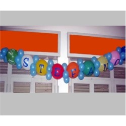 Palloncini Lattice Link con Lettere - 35 cm/ 14"