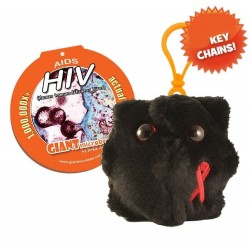 Giantmicrobes Peluche Portachiavi Hiv Aids | Agile Italia