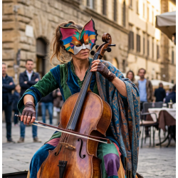 Maschera Cuoio Artigianale Grande | Agile Italia