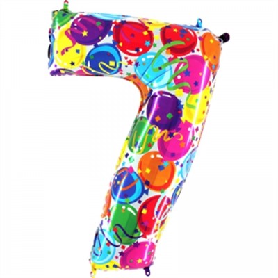 Palloncino Numero Foil Mylard 100 cm/ 40" | Agile Italia