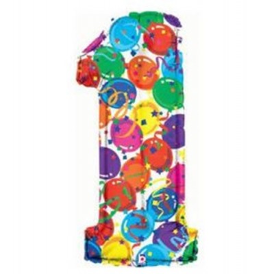 Palloncino Numero Foil Mylard 100 cm/ 40" | Agile Italia
