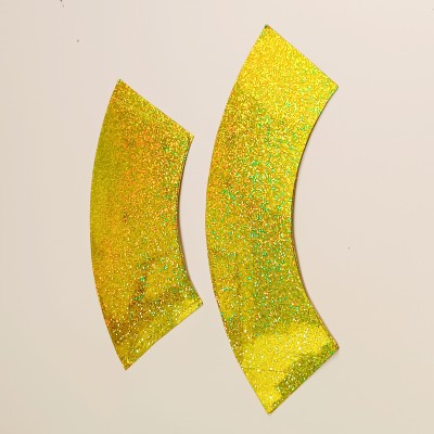 Decorazioni adesive glitter e metallizzate per clave