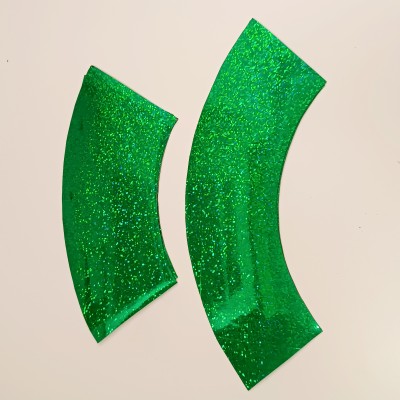 Decorazioni adesive glitter e metallizzate per clave