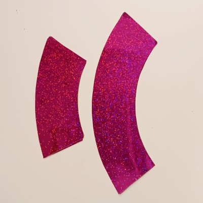Decorazioni adesive glitter e metallizzate per clave
