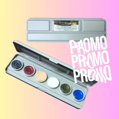 TAVOLOZZA ACQUACOMPACT BASE ACQUA 12 COLORI | Agile Italia