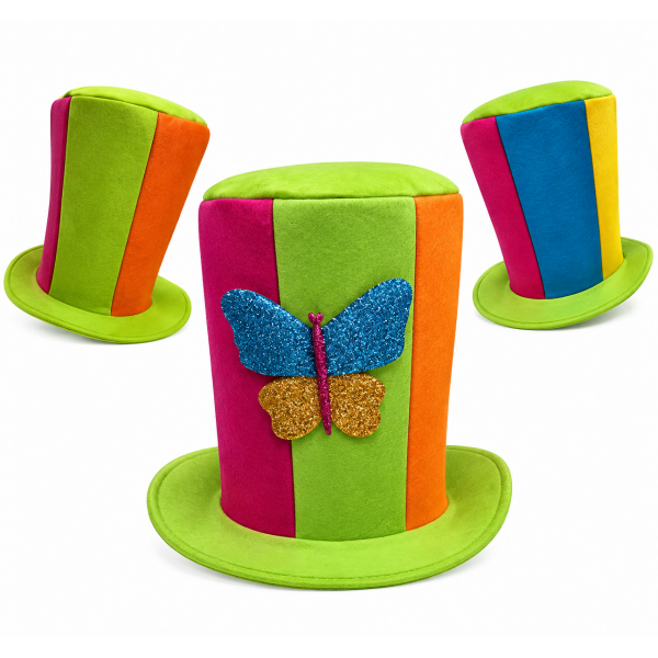 CAPPELLO CILINDRO MULTICOLOR