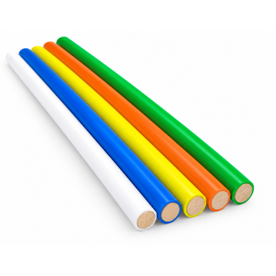 BACCHETTE DEVILSTICK LEGNO E SILICONE.