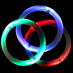Anello Cerchio di Giocoleria Luminoso a Led - Set da 3