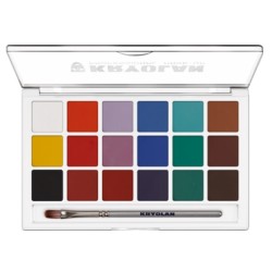 Aquacolor Kryolan Palette 18 colori | Agile Italia
