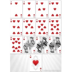 Mazzo Carte Alice of Wonderland Argento | Agile Italia