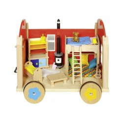 Casetta mobile delle bambole in Legno | Agile Italia