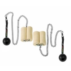 Fire Poi Catene di Fuoco Poseidon con Pomello - kevlar