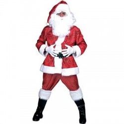 Costume Vestito Babbo Natale Sparkle | Agile Italia