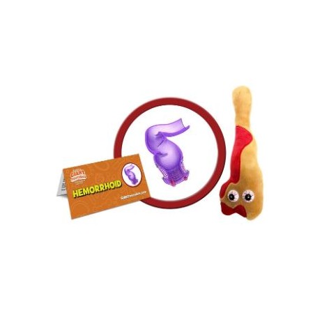 GIANTMICROBES PELUCHE EMORROIDI Hemorrhoid