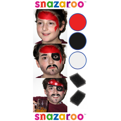 Snazaroo Kit Pirata - Trucco + Cappelli | Agile Italia