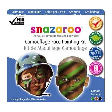 MINI KIT TRUCCO SNAZAROO CAMOUFLAGE