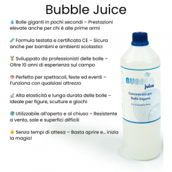Sapone per Bolle Bubble Juice Concentrato 1LT resa 5LT