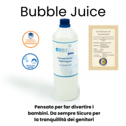 Sapone per Bolle Bubble Juice Concentrato 500ml resa 2,5LT