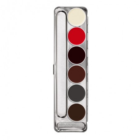 TAVOLOZZA KRYOLAN 6 COLORI PER LATTICE (face painting)