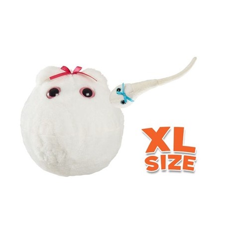GIANTMICROBES OVULO XL CON MINI SPERMATOZOO