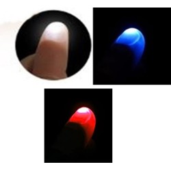 Falso Pollice con Luce - colore Bianco / Blu / Rosso