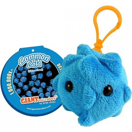 GIANTMICROBES PORTACHIAVI RAFFREDDORE Common Cold Rhinovirus