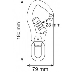 Moschettone Autobloccante con Swivel | Agile Italia