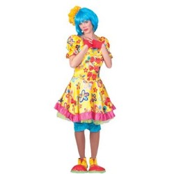 Costume Clown Donna a Fiori | Agile Italia