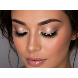 Ciglia Capelli naturali con Strass Kryolan | Agile Italia