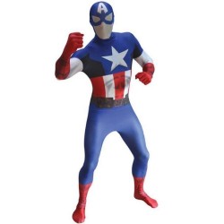 Morphsuit Marvel Captain America L | Agile Italia