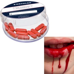 Sangue Finto Kryolan - Capsule per sangue dalla Bocca