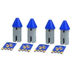 Miniature - Torrette blu con blasoni | Agile Italia