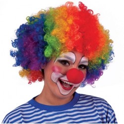 Parrucca Clown Riccia Multicolor | Agile Italia
