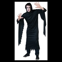 Costume Tunica Nera con Cappuccio | Agile Italia