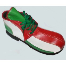 Scarpe Clown Cuoio - Righe Tricolore L | Agile Italia