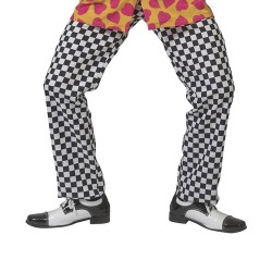Pantalone a Scacchi Bianco/Nero | Agile Italia
