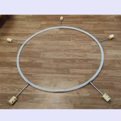 Hula Hoop Fuoco Pieghevole- Fire Hoop 5 punte | Agile Italia