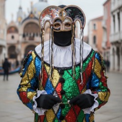 Maschera Arlecchino | Agile Italia