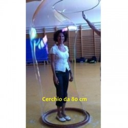 CERCHIO ANELLO + BASE per bolle giganti 60 cm | Agile Italia