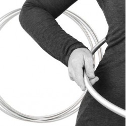 Hula Hoop in Alluminio Lucidato 90 cm | Agile Italia