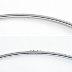 Hula Hoop in Alluminio Lucidato 90 cm | Agile Italia
