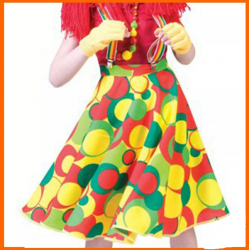 Gonna Clown Multicolore Bimba | Agile Italia