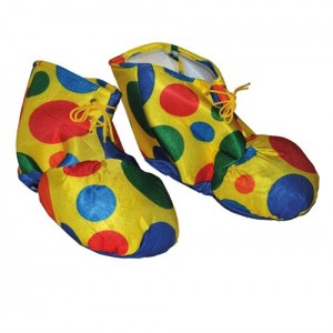 COPRISCARPE STOFFA CLOWN BIMBO