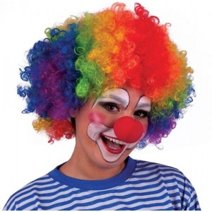 PARRUCCA CLOWN MULTICOLOR REGOLABILE