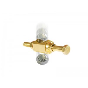 PALLINA D'ACCIAIO ATTRAVERSO BULLONE