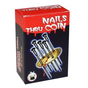 MONETA TRAFITTA - NAILS THRU COIN