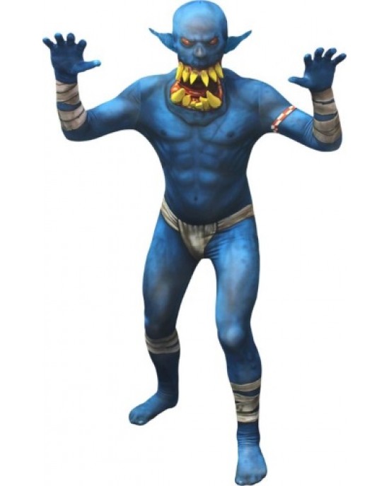 MORPHSUITS MONSTER ORC BLU JAW DROPPER
