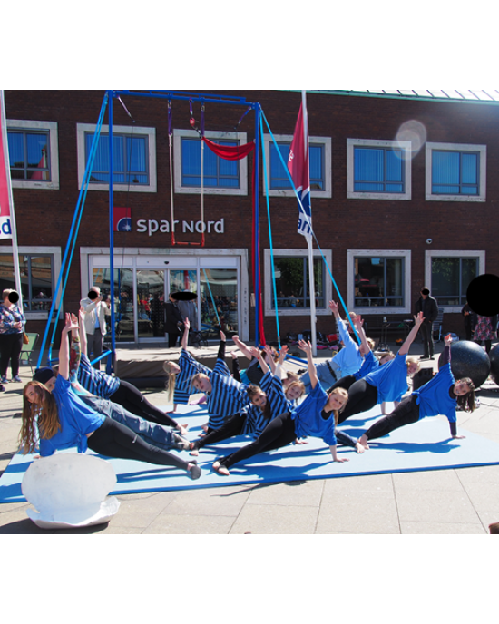 PORTICO STRUTTURA AEREA VOLTIGE - sbarra 3,60mt