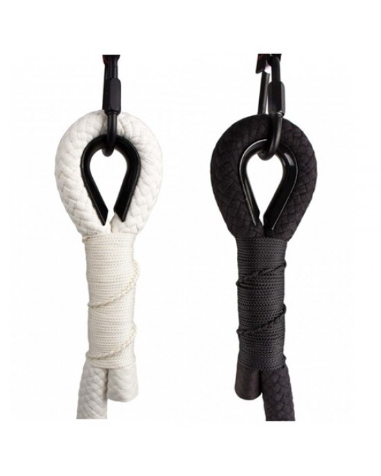 CORDA AEREA VOLTIGE (free rope) 6 mt BIANCA / NERA / ROSSO