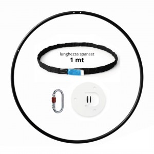 CERCHIO AEREO MULTIPOINT KIT COMPLETO - SPANSET 1MT